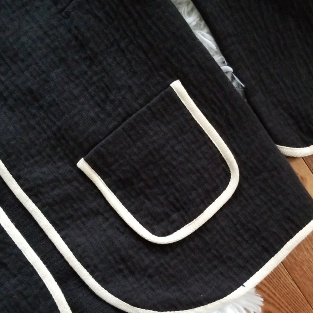 Nice Things Black Lightweight Open Front Blazer - image 4